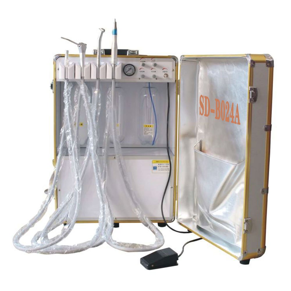 Hot sale dental equipment Portable Dental Unit With Air Compressor portable dental chair unit price with curing light scaler