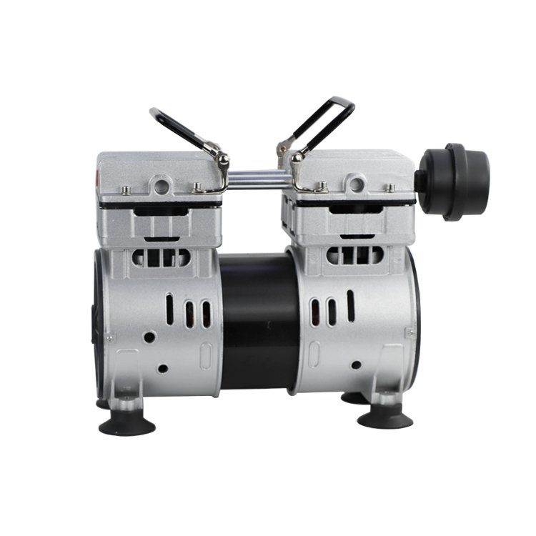 Twin Piston Oilless Oil-Free Vacuum Pump Farm Milker Hookup Epoxy Resin Infusion Bagging Medical/Dental Clinic with Switch
