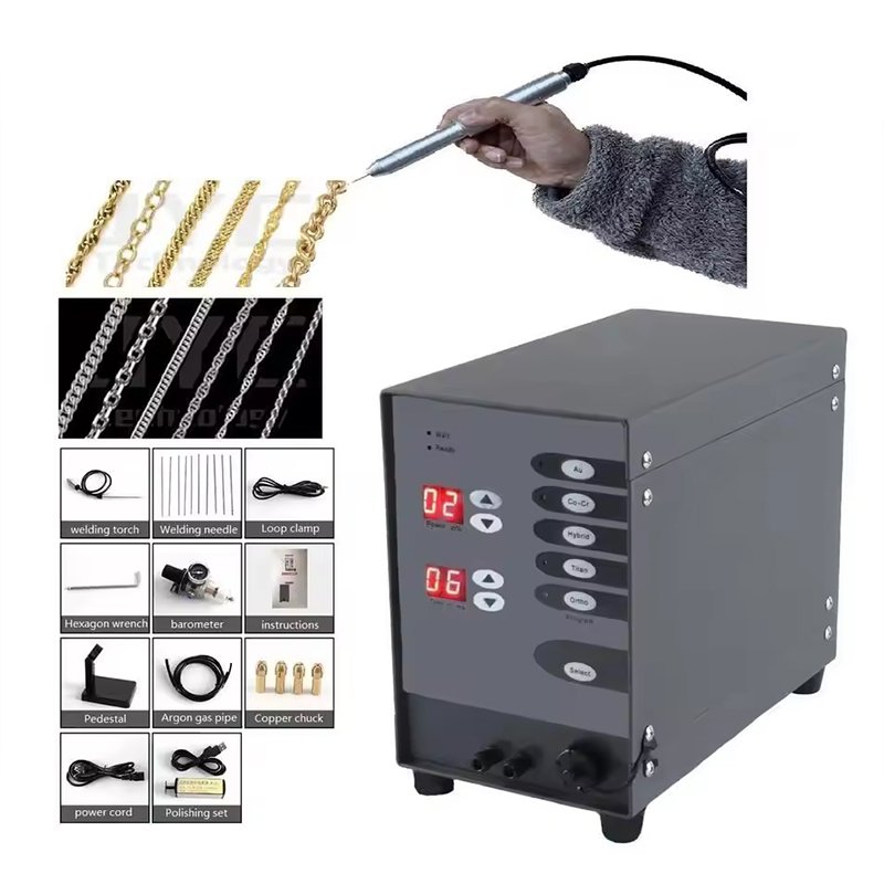 Multi-Material Precision Spot Welder for Jewelry - Gold Silver Stainless Steel Titanium