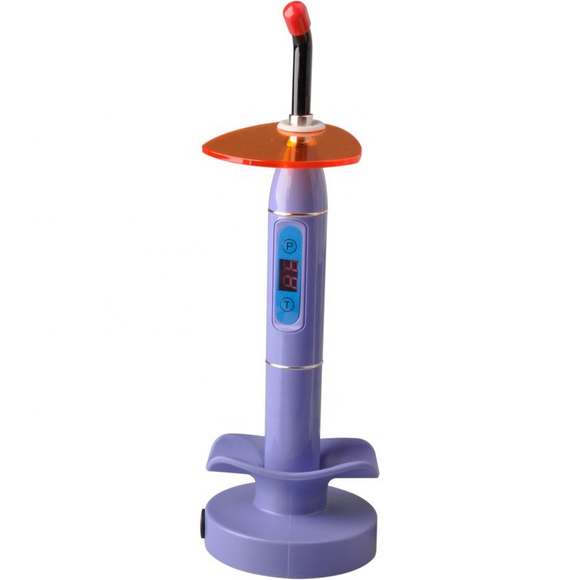 Cordless Rechargeable Dental Light Cure Dental Equipment Digital Colorful Dental LED Curing Light