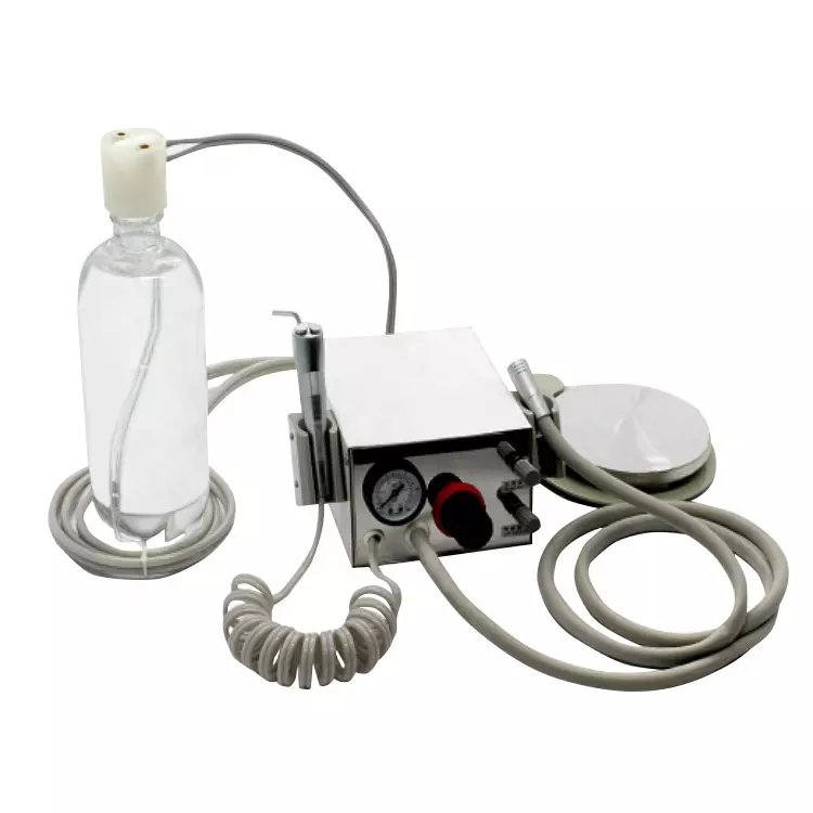 Low price dental turbine machine with water cleaning system dental grinding machine