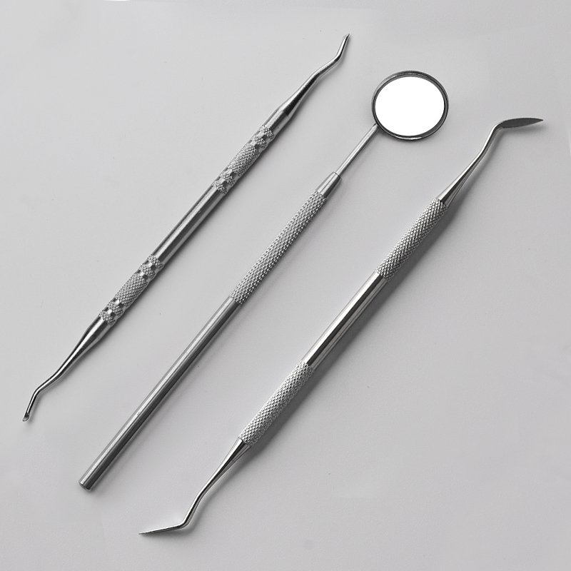 6 Pcs Stainless Steel cleaning Hygiene Kit Tartar Scraper Dental dentist tools plaque Other Oral Hygiene Products