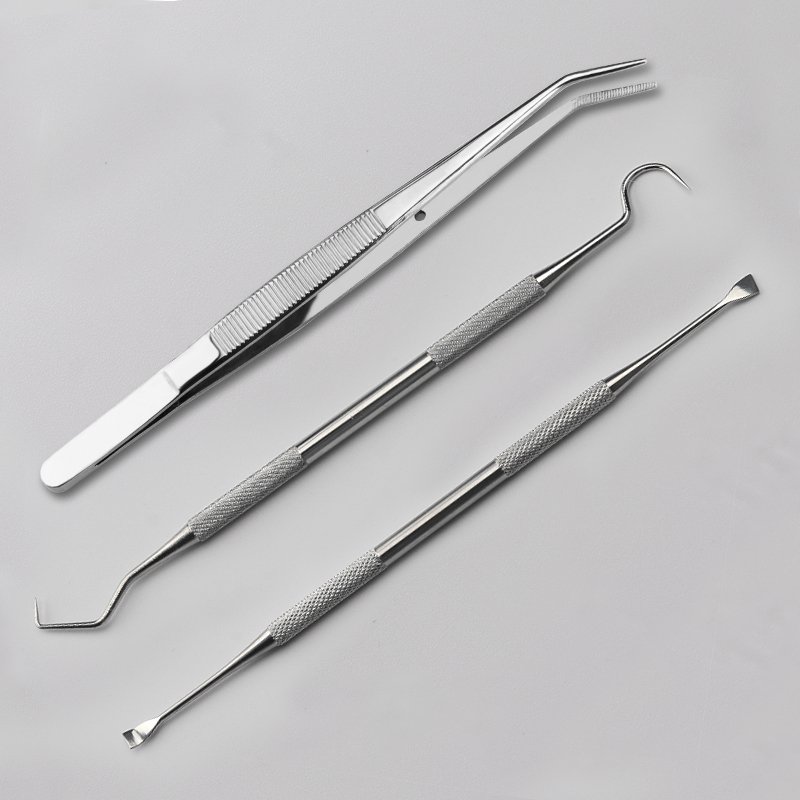 6 Pcs Stainless Steel cleaning Hygiene Kit Tartar Scraper Dental dentist tools plaque Other Oral Hygiene Products