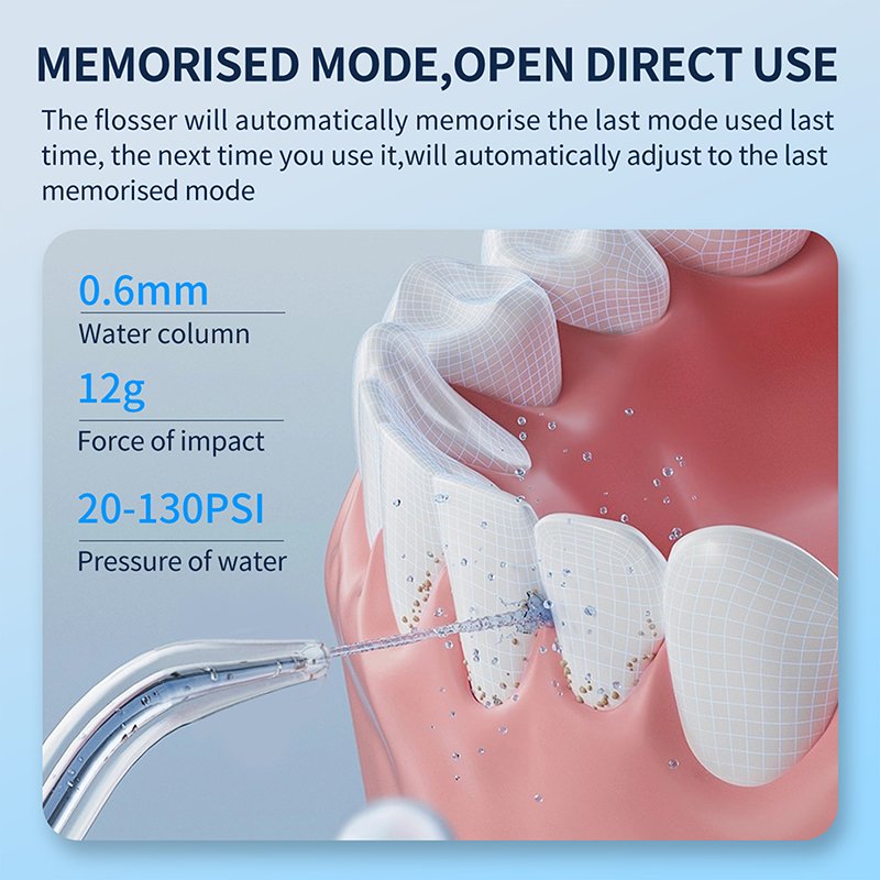 Water Pick Electric Upgraded Cordless Dental Teeth Irrigator Portable Water Flosser Rechargeable Ipx7 Waterproof Water Irrigator