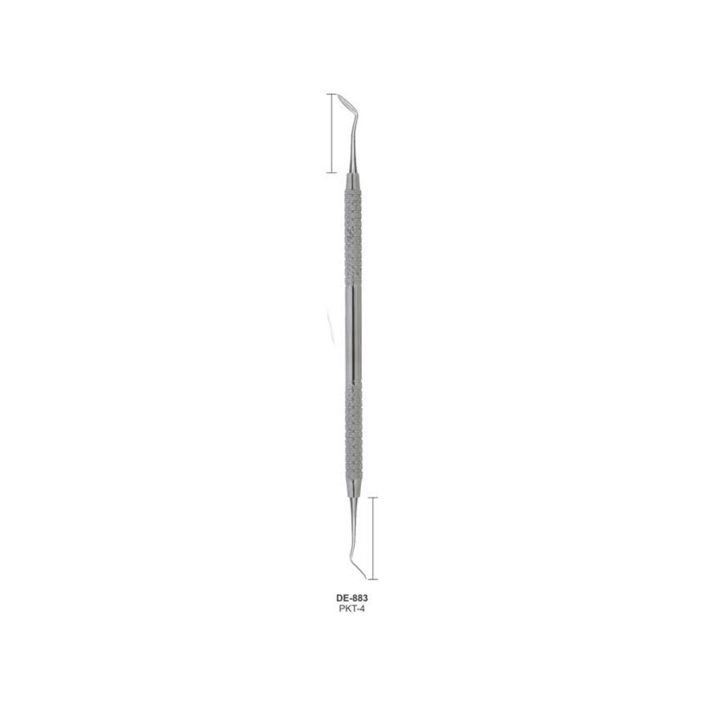 Carver P.K Thomas Waxing set of 5 pcs instruments solid handle 6 mm, length 170 mm, dental equipment