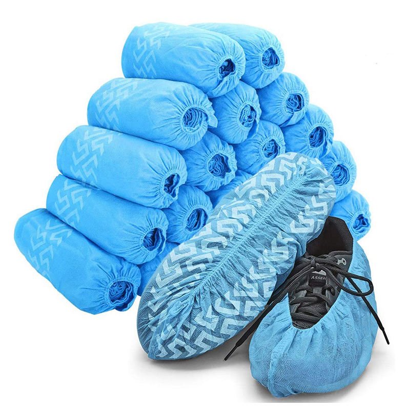 White Color Disposable Biodegradable SMS Nonwoven Shoe Covers