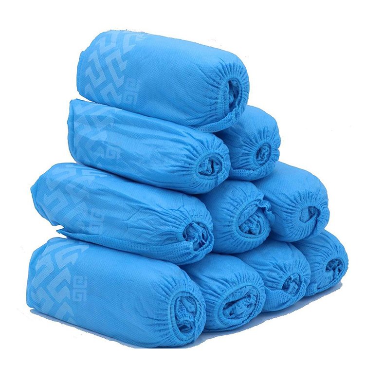 White Color Disposable Biodegradable SMS Nonwoven Shoe Covers