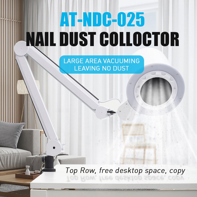 2027 AT-NDC-025 Better than 4Blanc nail manicure vacuum cleaner equipment