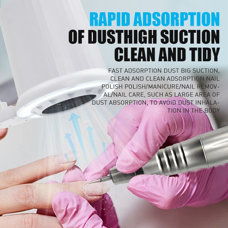 2027 AT-NDC-025 Better than 4Blanc nail manicure vacuum cleaner equipment