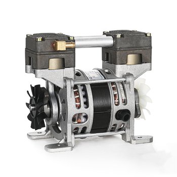 HC80A2 AC Oil free Piston type Double piston vacuum pump can be used cauf vacuum pump with dental 100w 14L/min@-95kpa