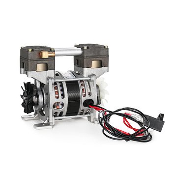 HC80A2 AC Oil free Piston type Double piston vacuum pump can be used cauf vacuum pump with dental 100w 14L/min@-95kpa