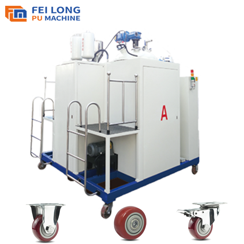 POLYURETHANE WHEELS PU ELASTOMER CASTING MACHINE (OIL HEATING)