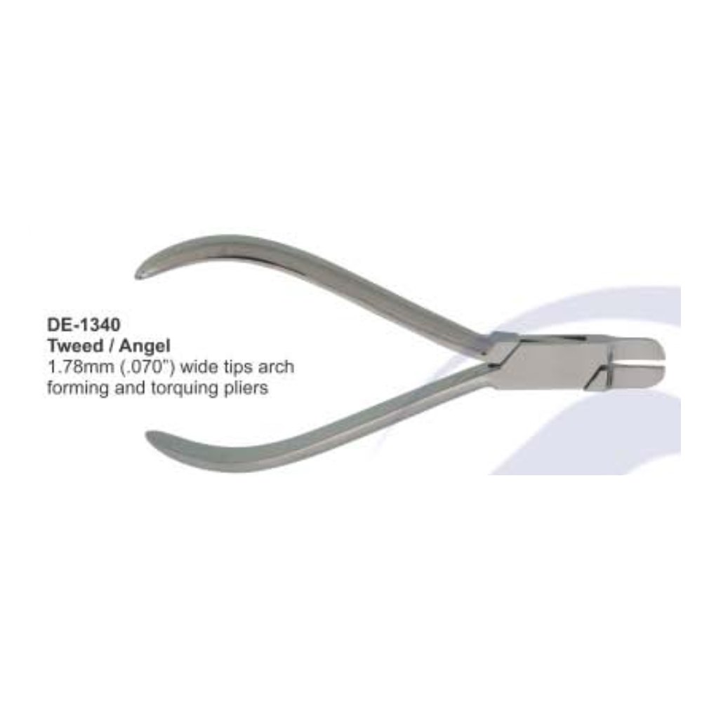 Dental Pliers Tweed /Angel Wide Tips Arch Forming and Torqueing Pliers / Stainless Steel Orthodontic Pliers