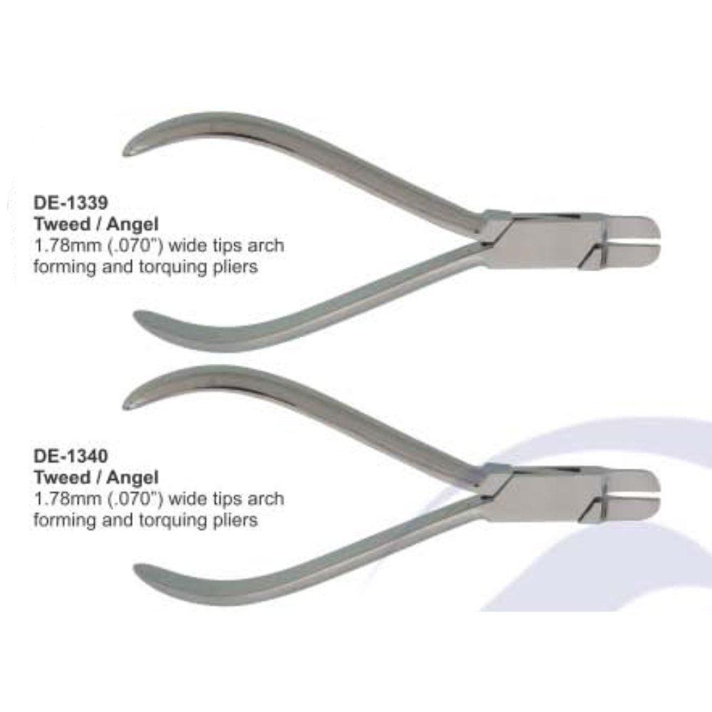 Dental Pliers Tweed /Angel Wide Tips Arch Forming and Torqueing Pliers / Stainless Steel Orthodontic Pliers