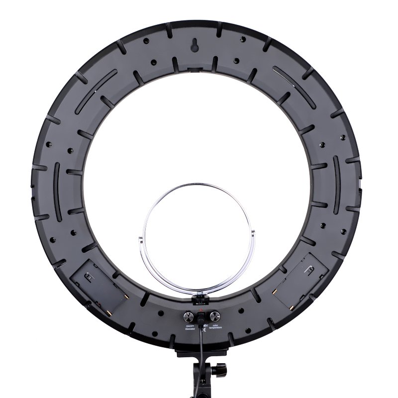 18" led ring fill light video light ring 60w for tik tok and phone live broadcast ins vlog video with 2meters tripod/stand