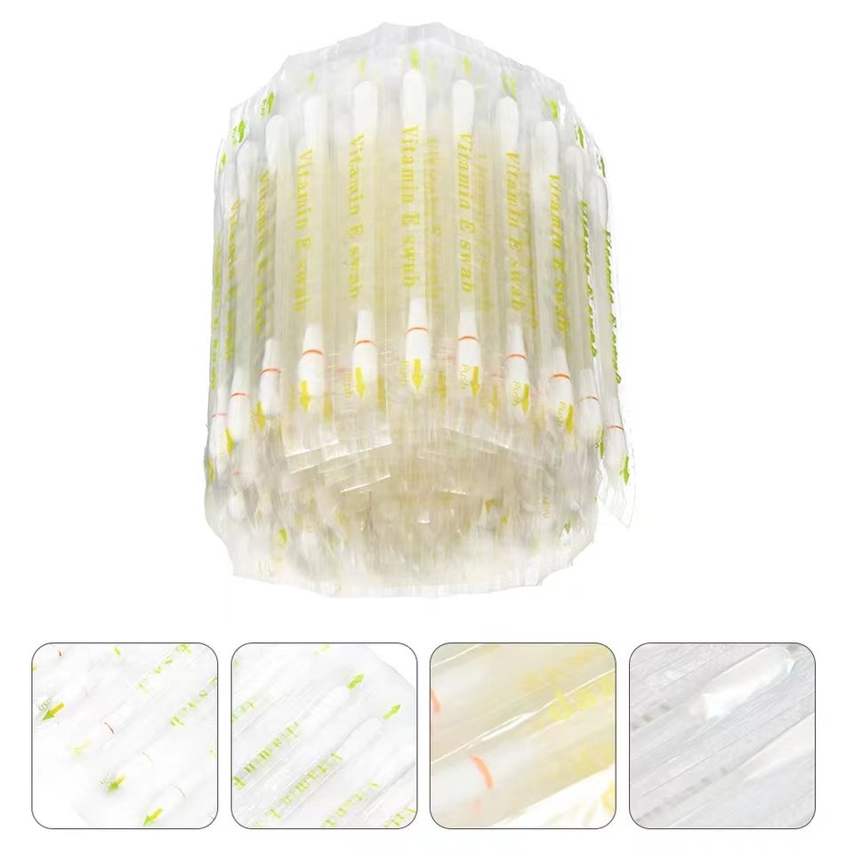 100 pcs dental Vitamin E Cotton Swabs Vitamin E Oil Swabs Stick VE Cotton Swab For Teeth Whitening