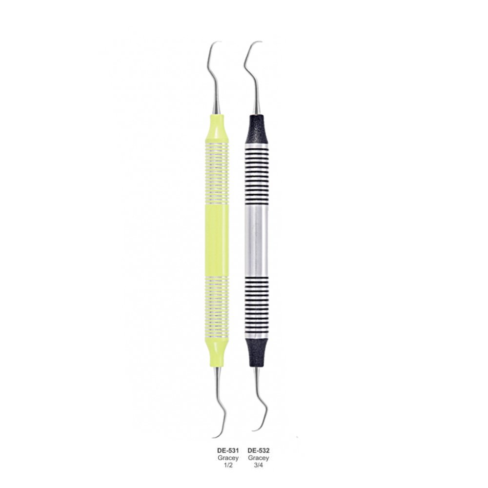 Dental Gracey Mini Five Set of 6 Pcs Hollow Handle Dental kits Dental instruments Set