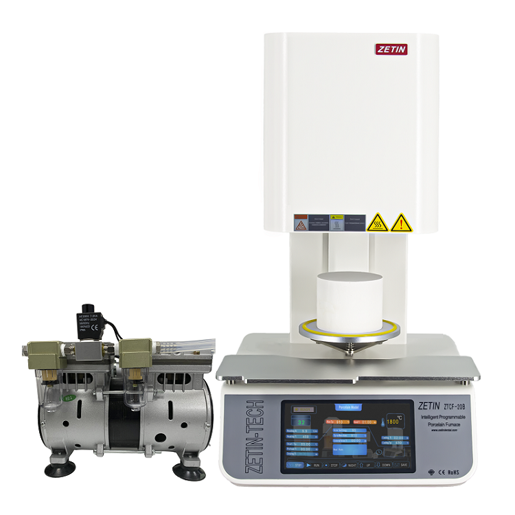 ZETIN Vacuum dental Porcelain Furnace electric pottery kiln other dental equipments for dental laboratory