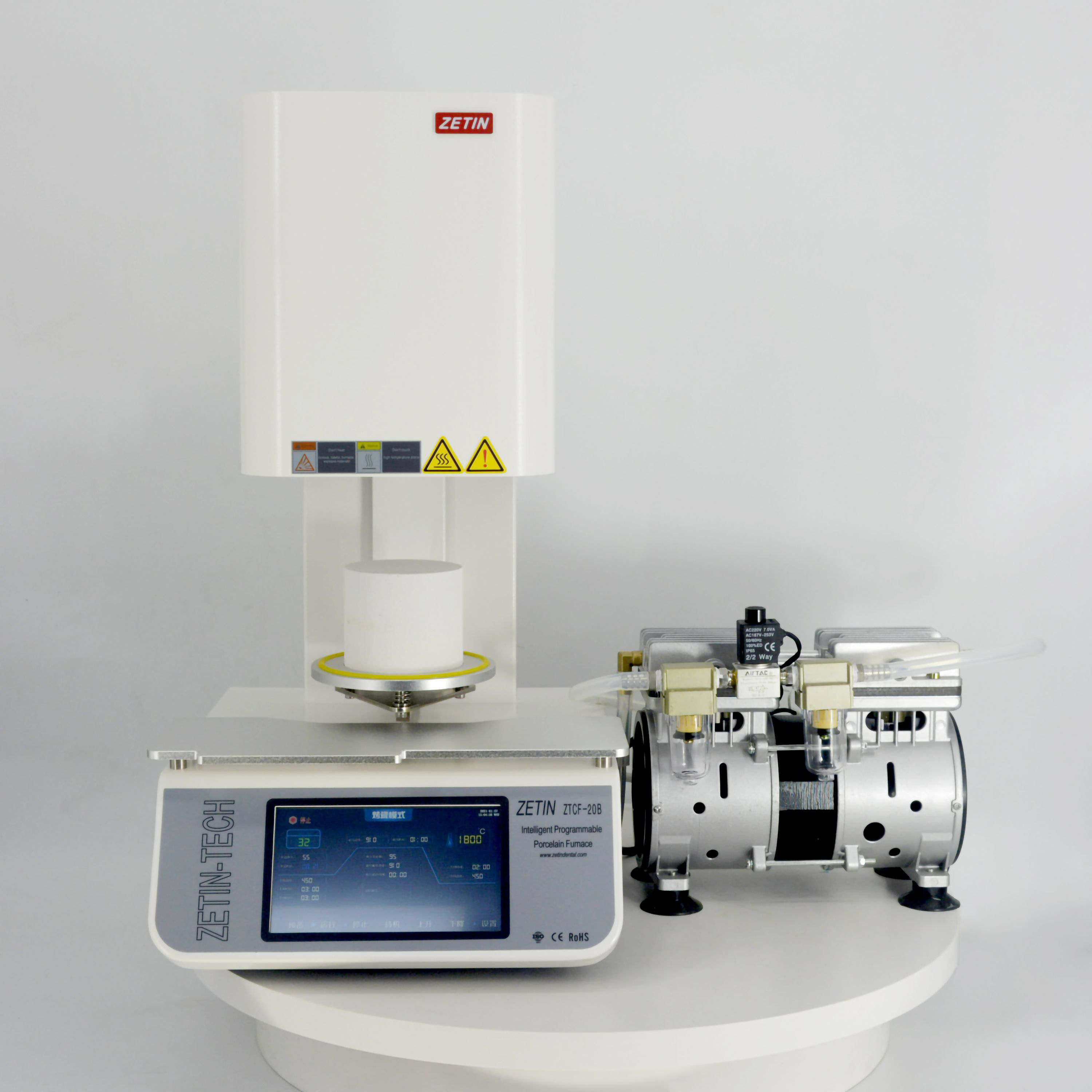 ZETIN Vacuum dental Porcelain Furnace electric pottery kiln other dental equipments for dental laboratory