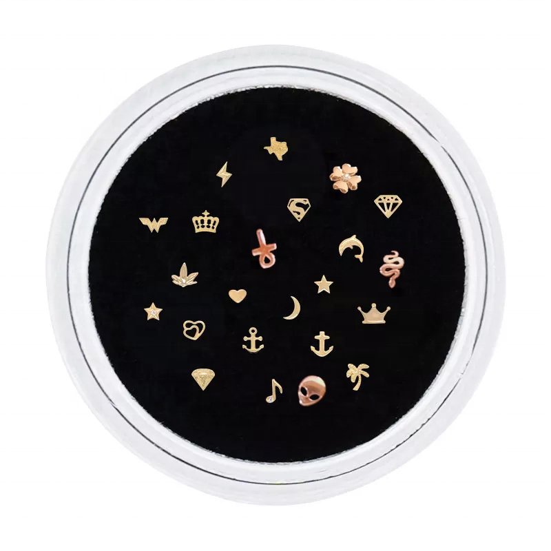 18k Gold or 14k gold tooth gem or Other Dental Equipments is lead free tooth gems belong Fashion Jewelry