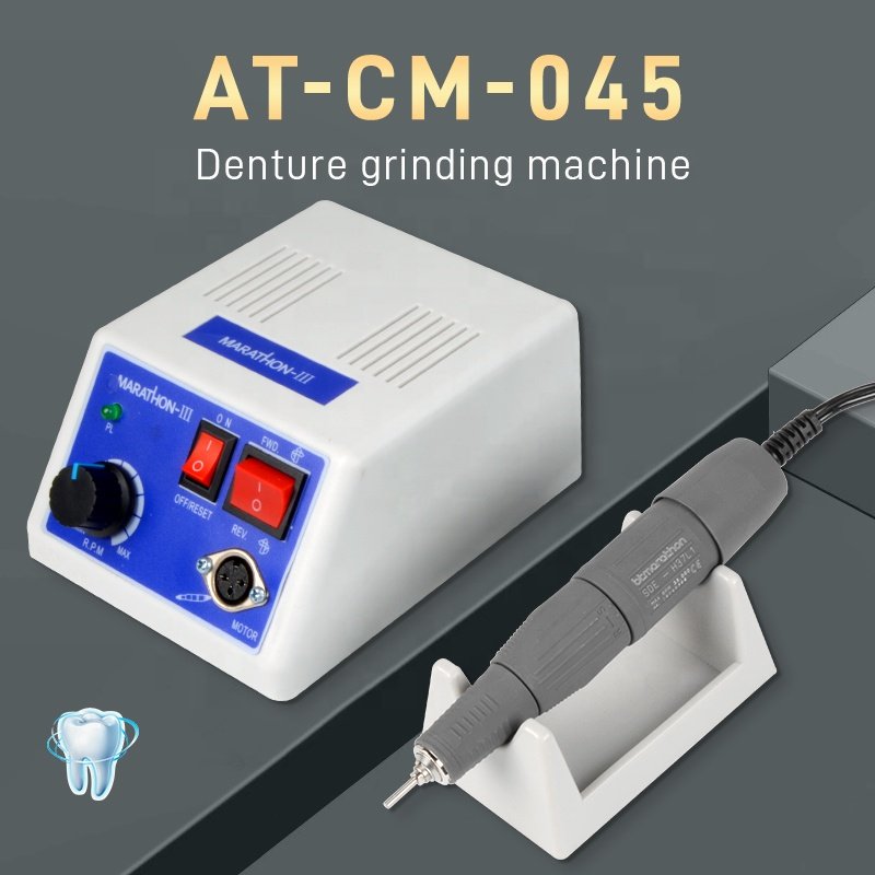 2027 AT-CM-045 with SH37LN 45000rpm dental lab micromotor manicure equipment portable nail drill