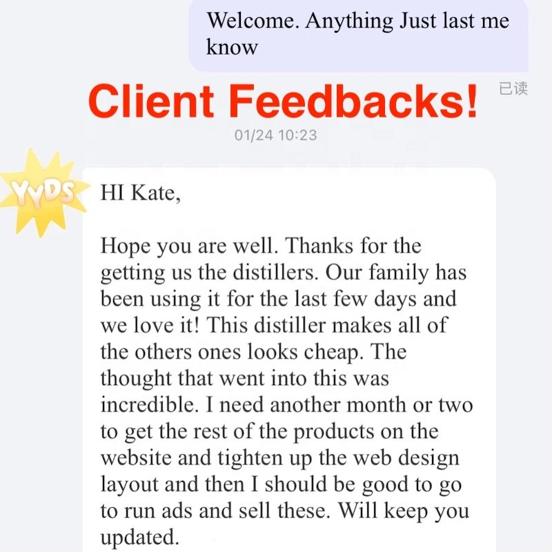 smart countertop distillers machine distilled water distillation equipment water distiller with elegant appearance for homes