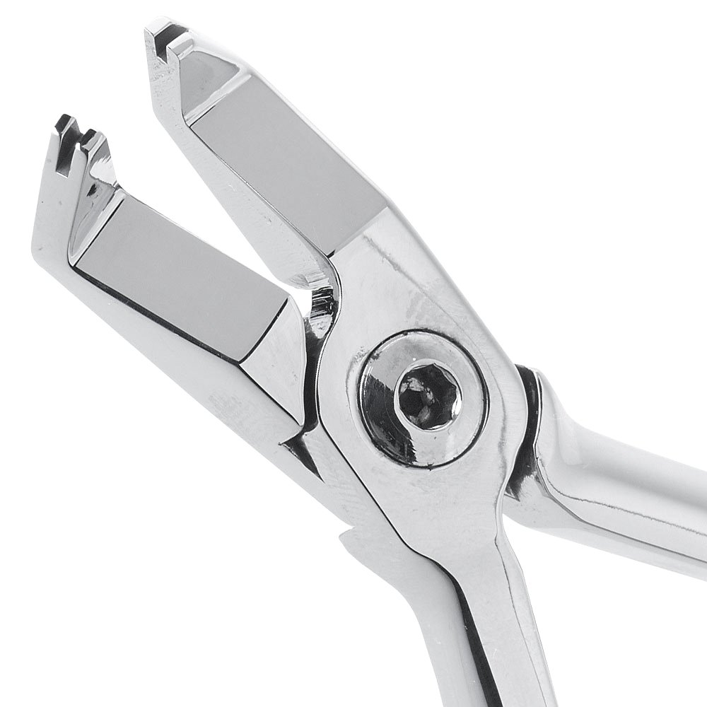 Hot Sale Angled L-Key Joint Ball Hook Crimping Pliers Manual Dental Steel Pliers
