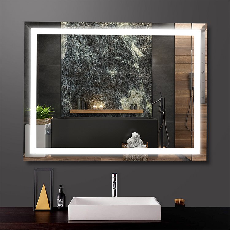 vanities luxury bathroom vanity cabinet modern Adjust Brightness Makeup Mirror Bathroom Anti-Fog Mirror