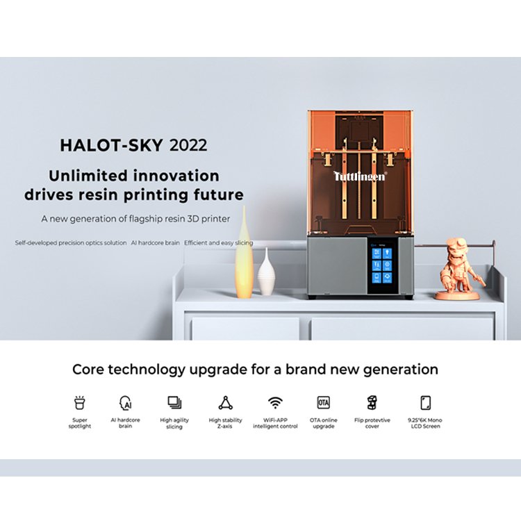 New Good Quality High Resolution small Laboratory Equipments 3D Printer Sky-2022 For Dental Model Printing