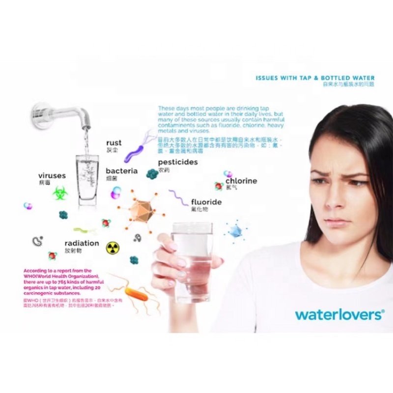 Waterlovers Stainless Steel Steam Pipes Distilled Machine Water Distillers Equipment With Elegant Appearance