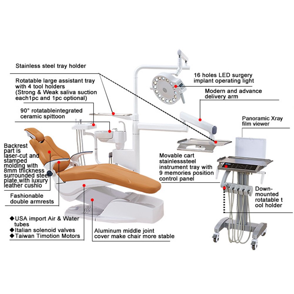 Good Quality Electric Treatment Machine Modern Dental Chair Dental Unit From China