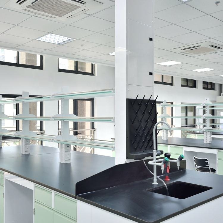 Customized laboratory furniture office dental lab table steel side bench science lab bench for schools