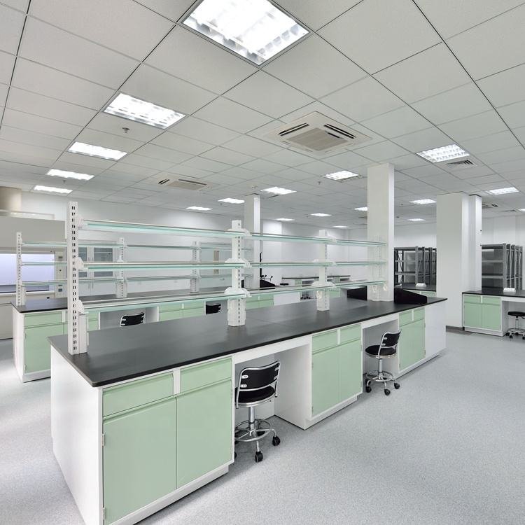 Customized laboratory furniture office dental lab table steel side bench science lab bench for schools