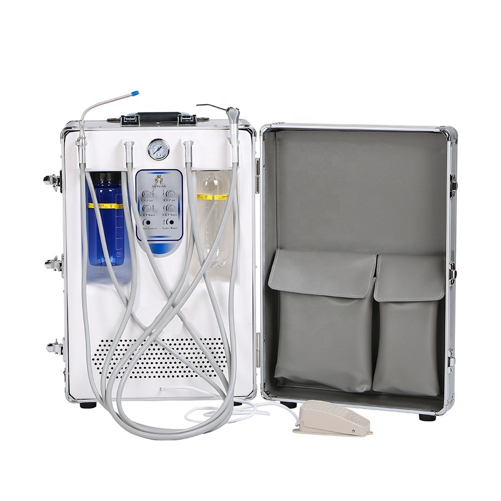 LTDC09A Hot Sale Dental Equipment Used Electricity Portable Mobile Dental Unit Chair With Air Compressor