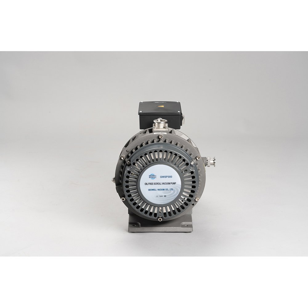 Oil-free compact scroll-type vacuum pump GEOWELL GWSP300 that emit less noise and vibration than other dry vacuum pumps