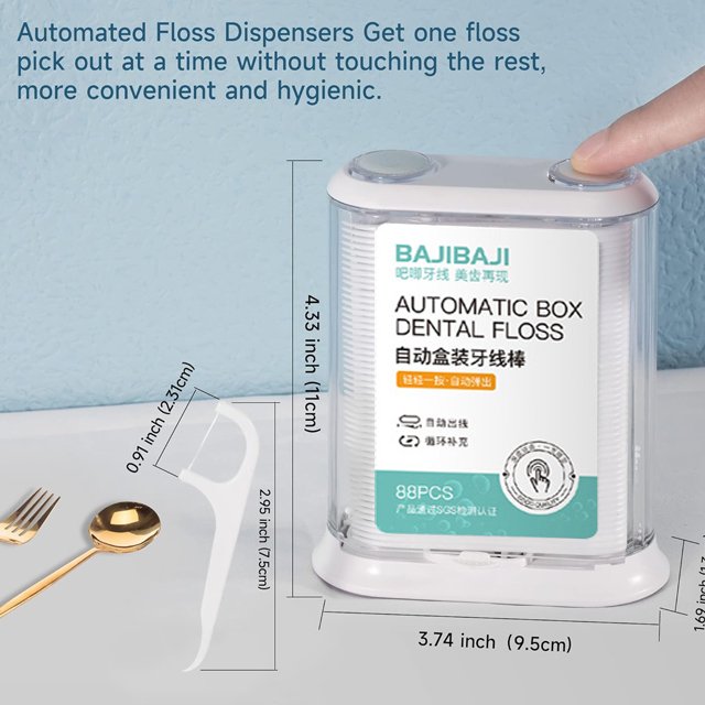 Factory Direct Sales High Quality Low Price Automatic Manual Button 100 Count Dental Floss Dispenser