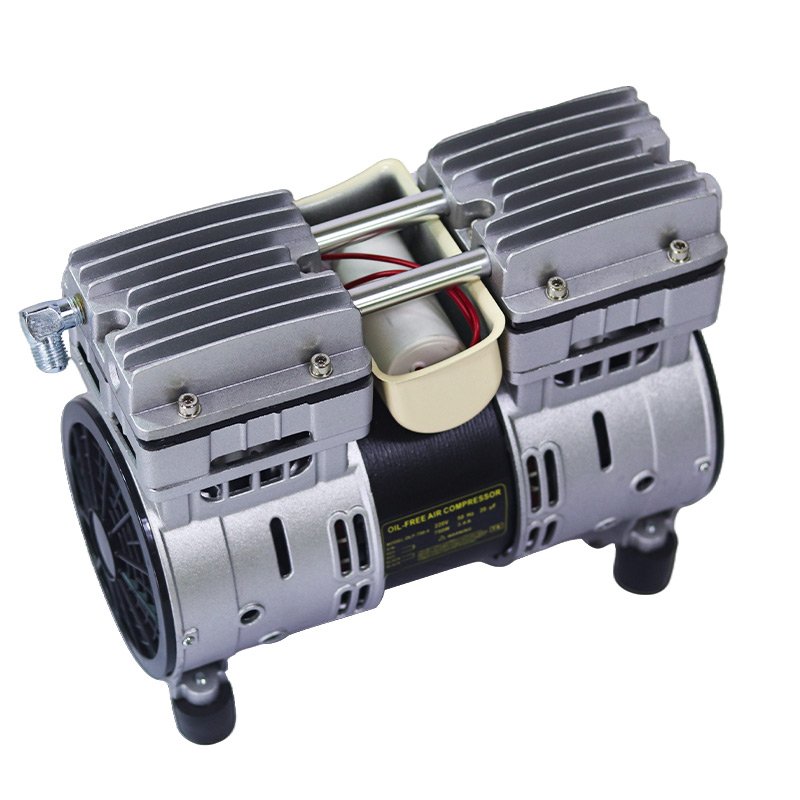 JD Silent 1hp 550w 750w compressor de ar portatil Pump Head dental Small 220v oil free air compressor motor