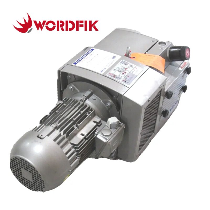 Wordfik Pump Supplier KVT3.140 Rotary Vane Dry Running Oil-Free Vacuum Pump for CNC Dental Machine Miking Machine