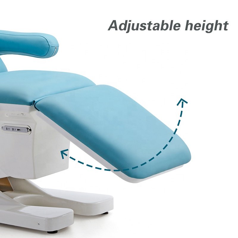 Factory directElectric facial beauty bed and beauty bed chair White Massage Table Bed Salon Barber Chair fold dental chair sets