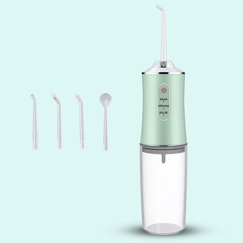 Professional Oral Dental Cordless Oral Sonic Irrigator Machine Water Flosser Portable Dental Flosser