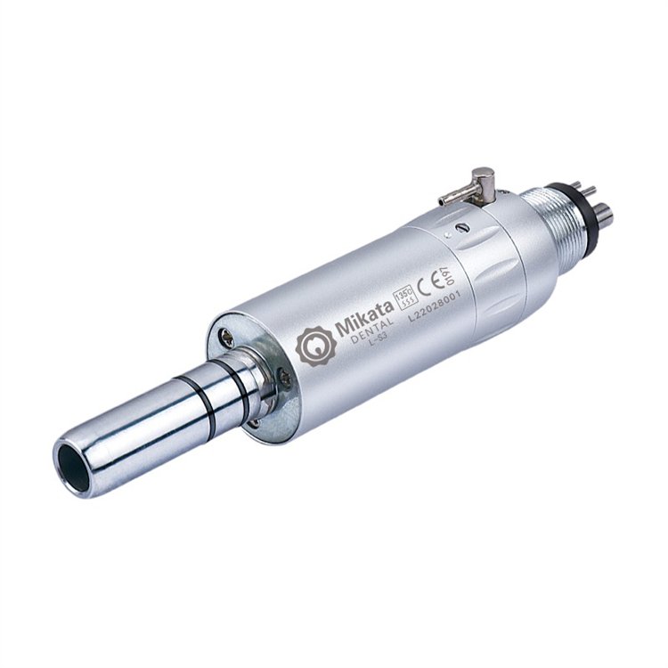 L-S3 1-1 without Fiber 2/4 hole External Contra Angle straight head air motor set dental handpiece Wrench chuck Quick Connect