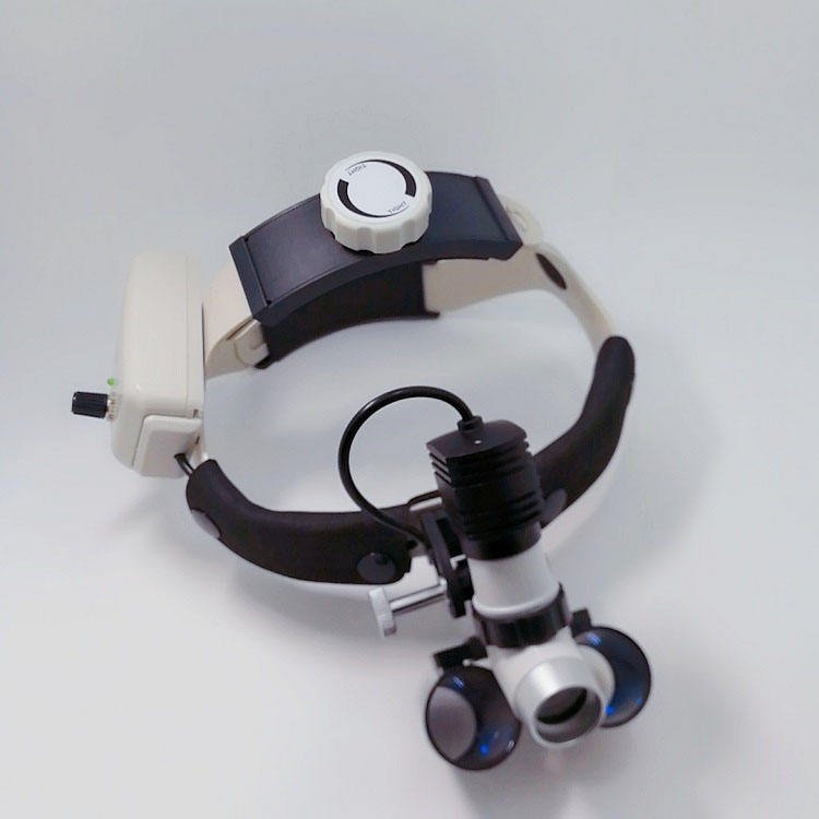 Surgical loupes with head light lamp for medical dental ues