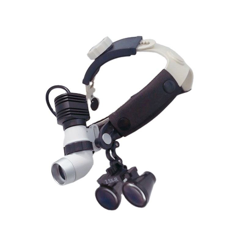 Surgical loupes with head light lamp for medical dental ues