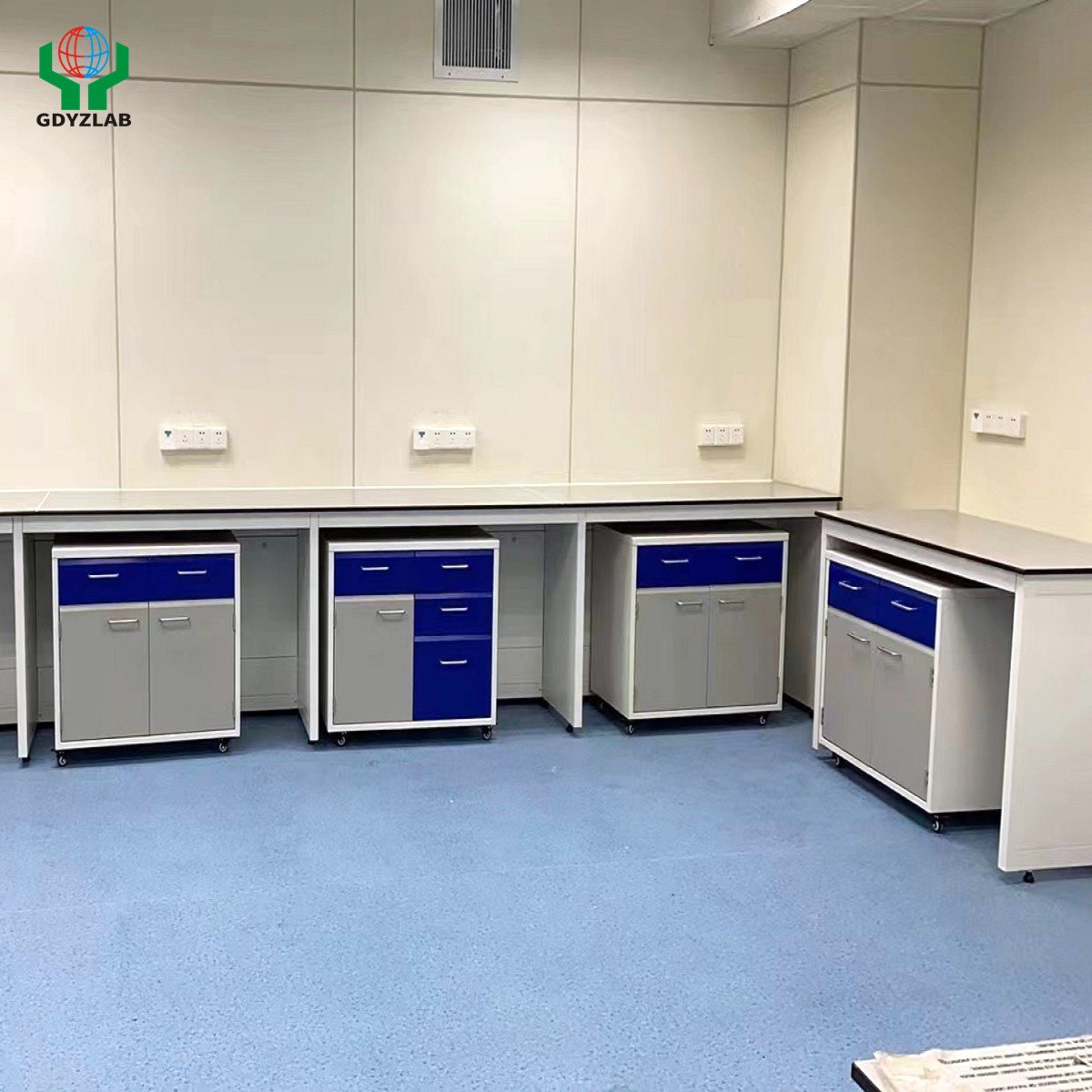 2024 Trend Hot selling Chemiscal Resistance Heavy Duty All steel Workbench Work table Laboratory furniture school desk