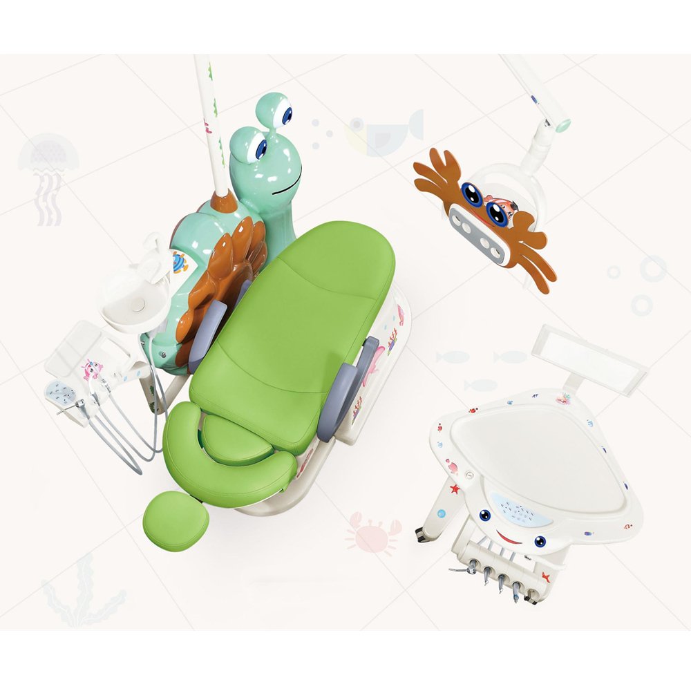 Complete Portable LED Lamp Ergonomic Dental Instrument Tray Child Plate Dental Chairs for Supplier