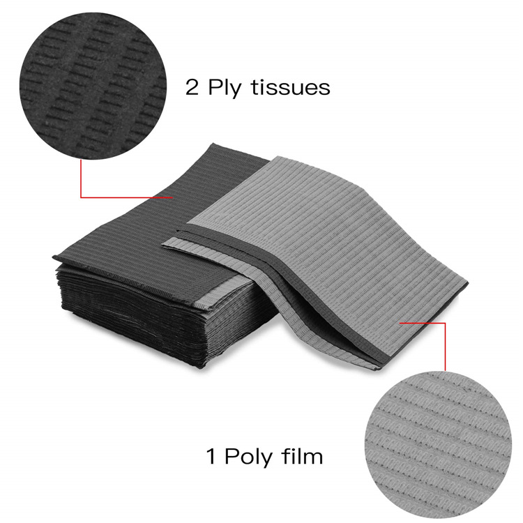 Yaba Factory Various Color Tattoo Table Cover Waterproof 13*18" Disposable Dental Bibs