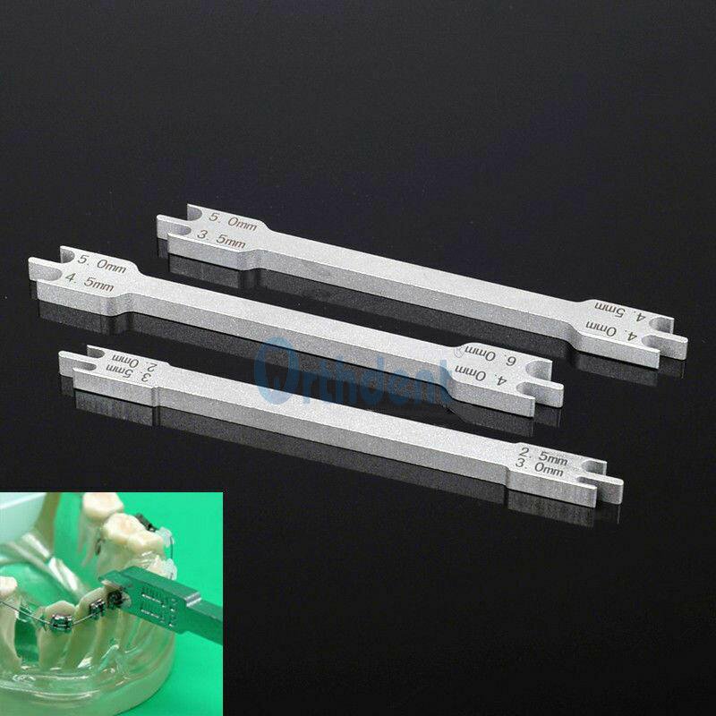 Orthdent 1Pcs Dental Brackets Positioner Gauge Locator Bracket Positioning Height Wick 0.018'' Dentistry Orthodontic Teeth Tools