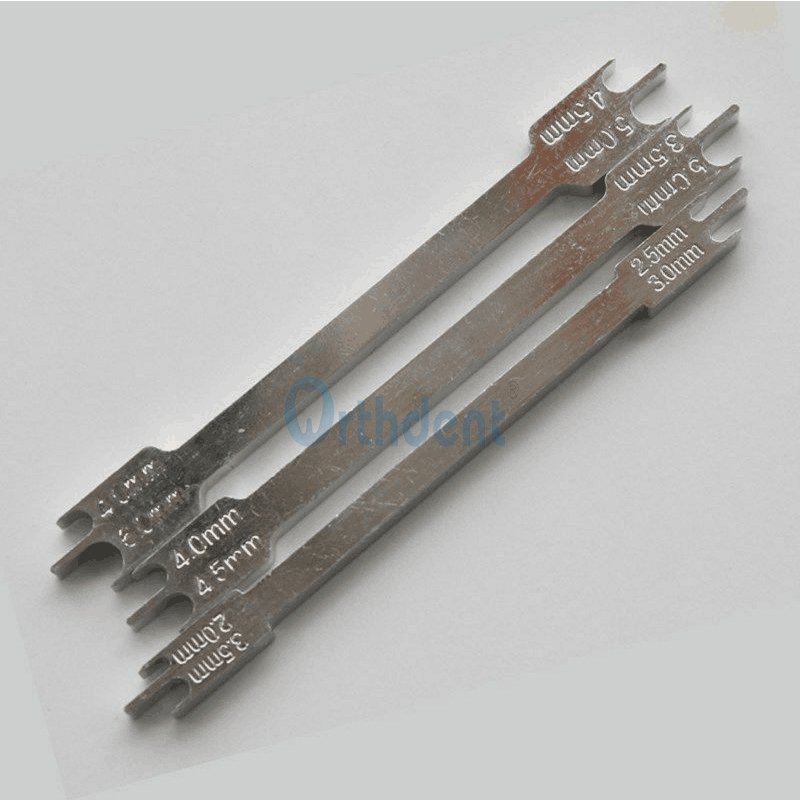 Orthdent 1Pcs Dental Brackets Positioner Gauge Locator Bracket Positioning Height Wick 0.018'' Dentistry Orthodontic Teeth Tools
