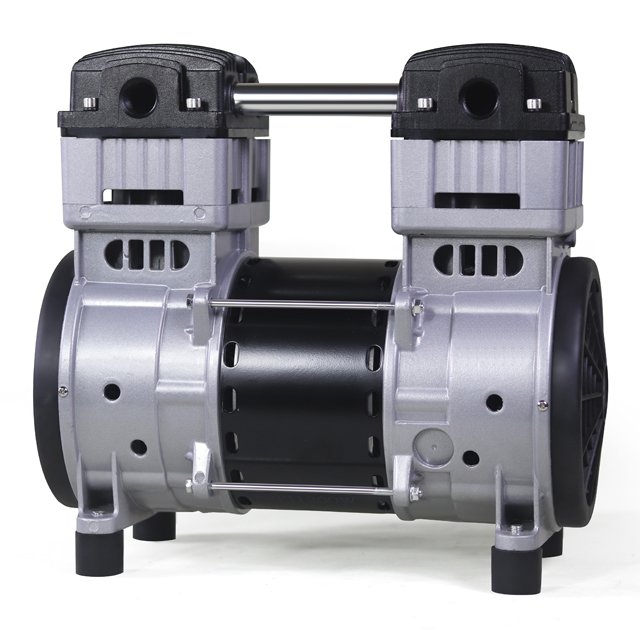 JD Silent 1hp 2hp 3hp 550w 750w 1500w compressor de ar Pump Head 60 140 L/min dental oil free air compressor motor