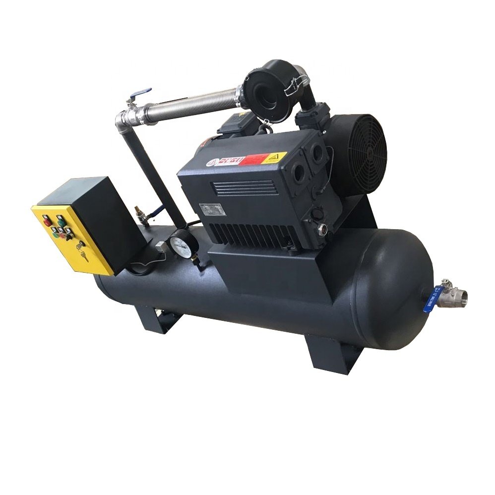 CVS 63m3/h rotary vane central vacuum pump system for dental suction machine